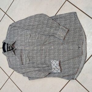 Wrangler 20X Competition Men's Long Sleeve Pearl Snap Western Shirt Size Large